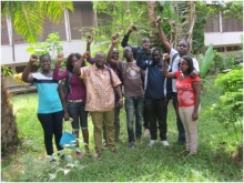 Alunos da Friendly Hand na Guin-Bissau, frica Ocidental